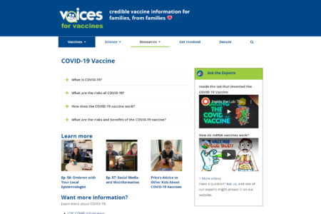 Voices For Vaccines Resources